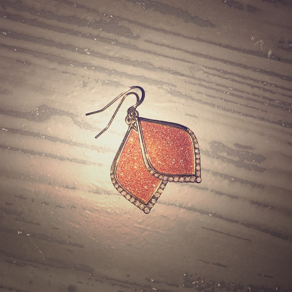 rose gold earrings